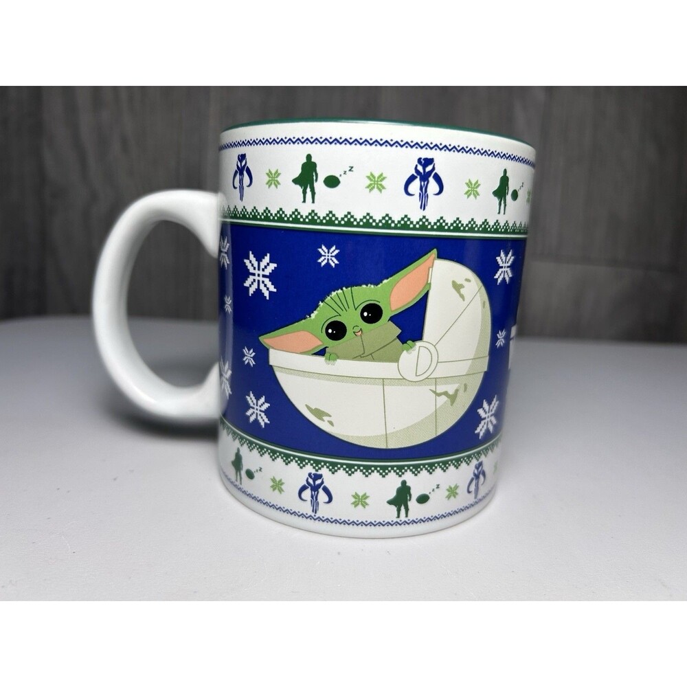 Star Wars Baby Yoda Ugly Christmas Sweater 20 Oz Ceramic Mug